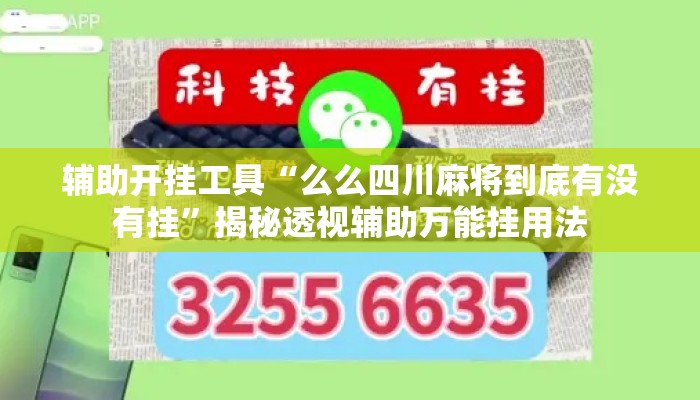 辅助开挂工具“么么四川麻将到底有没有挂”揭秘透视辅助万能挂用法