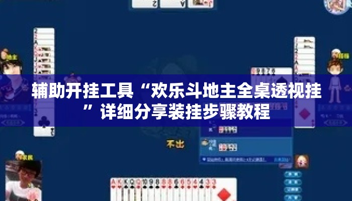 辅助开挂工具“欢乐斗地主全桌透视挂”详细分享装挂步骤教程