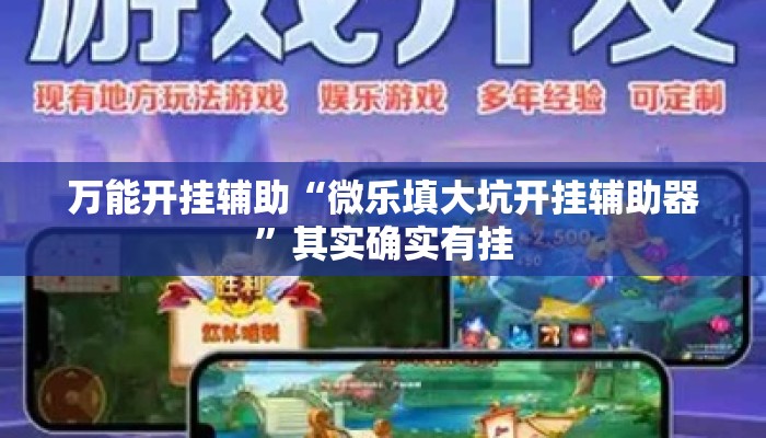 万能开挂辅助“微乐填大坑开挂辅助器”其实确实有挂