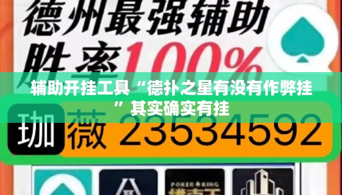 辅助开挂工具“德扑之星有没有作弊挂	”其实确实有挂