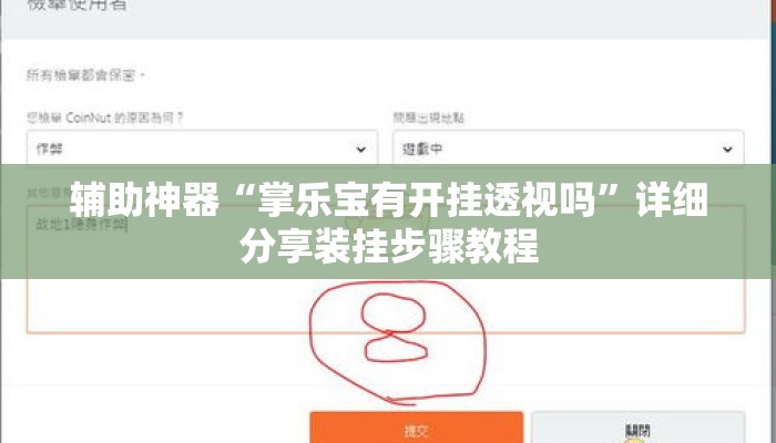 辅助神器“掌乐宝有开挂透视吗	”详细分享装挂步骤教程