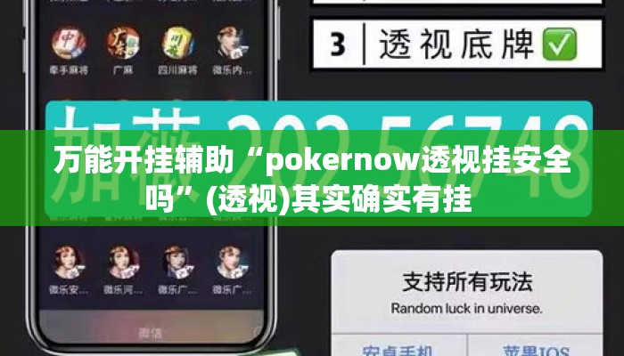 万能开挂辅助“pokernow透视挂安全吗”(透视)其实确实有挂 