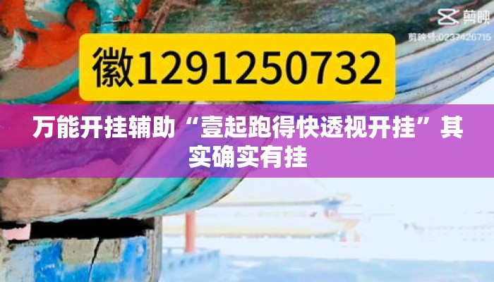 万能开挂辅助“壹起跑得快透视开挂”其实确实有挂