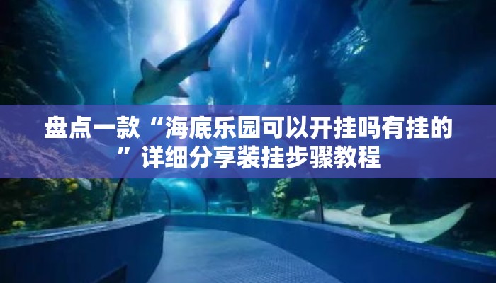 盘点一款“海底乐园可以开挂吗有挂的”详细分享装挂步骤教程