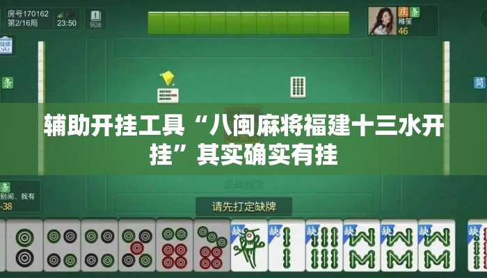 辅助开挂工具“八闽麻将福建十三水开挂”其实确实有挂