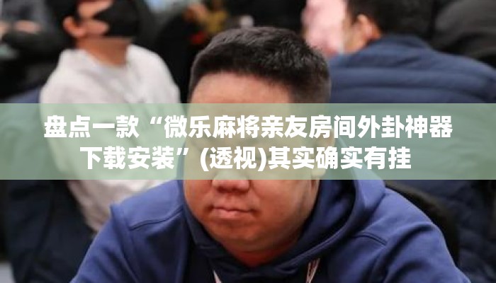 盘点一款“微乐麻将亲友房间外卦神器下载安装	”(透视)其实确实有挂 