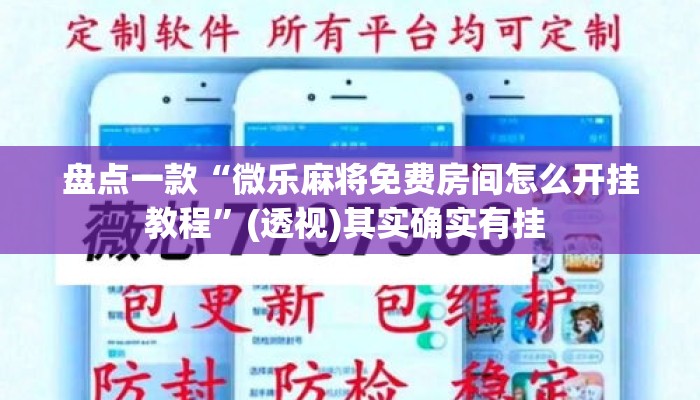 盘点一款“微乐麻将免费房间怎么开挂教程”(透视)其实确实有挂 