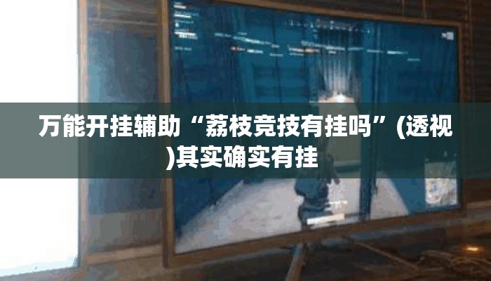 万能开挂辅助“荔枝竞技有挂吗”(透视)其实确实有挂 