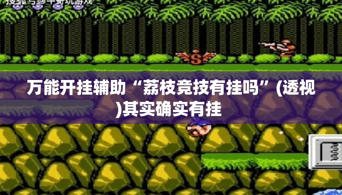 万能开挂辅助“荔枝竞技有挂吗”(透视)其实确实有挂 