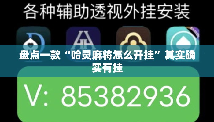 盘点一款“哈灵麻将怎么开挂”其实确实有挂