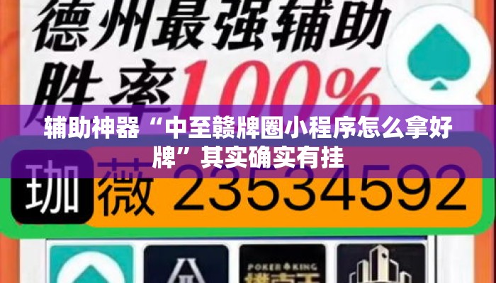 辅助神器“中至赣牌圈小程序怎么拿好牌	”其实确实有挂