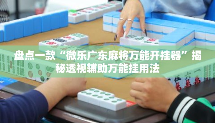盘点一款“微乐广东麻将万能开挂器”揭秘透视辅助万能挂用法