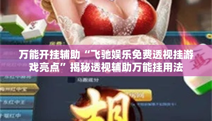 万能开挂辅助“飞驰娱乐免费透视挂游戏亮点”揭秘透视辅助万能挂用法