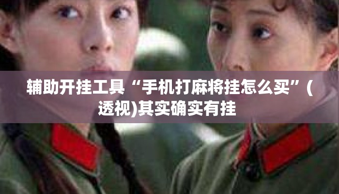 辅助开挂工具“手机打麻将挂怎么买”(透视)其实确实有挂 
