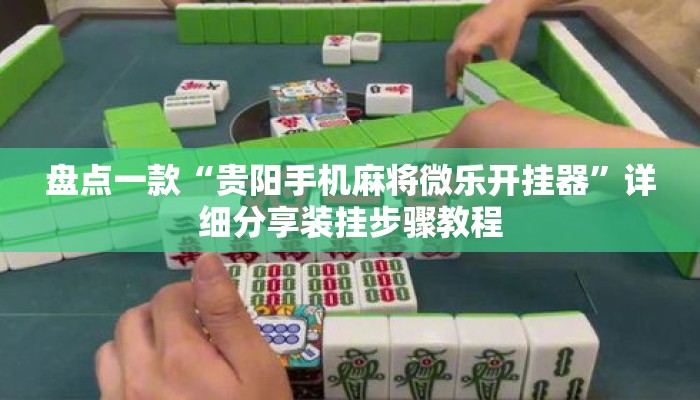 盘点一款“贵阳手机麻将微乐开挂器	”详细分享装挂步骤教程