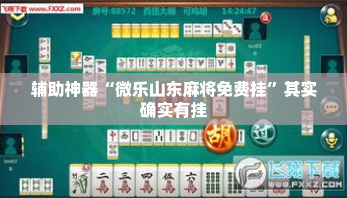 辅助神器“微乐山东麻将免费挂	”其实确实有挂
