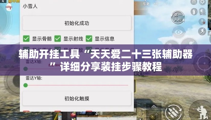 辅助开挂工具“天天爱二十三张辅助器”详细分享装挂步骤教程