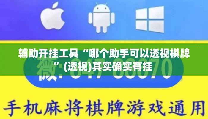辅助开挂工具“哪个助手可以透视棋牌”(透视)其实确实有挂 