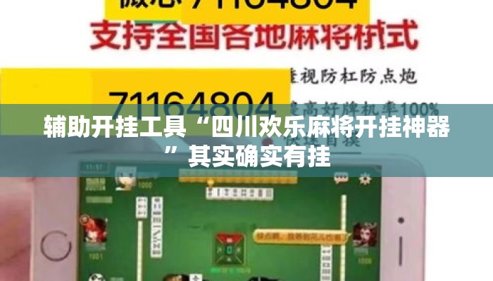 辅助开挂工具“四川欢乐麻将开挂神器”其实确实有挂