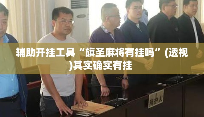辅助开挂工具“旗圣麻将有挂吗”(透视)其实确实有挂 