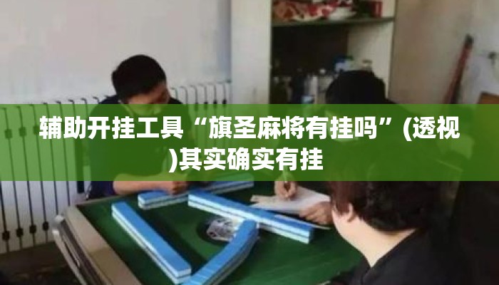 辅助开挂工具“旗圣麻将有挂吗”(透视)其实确实有挂 