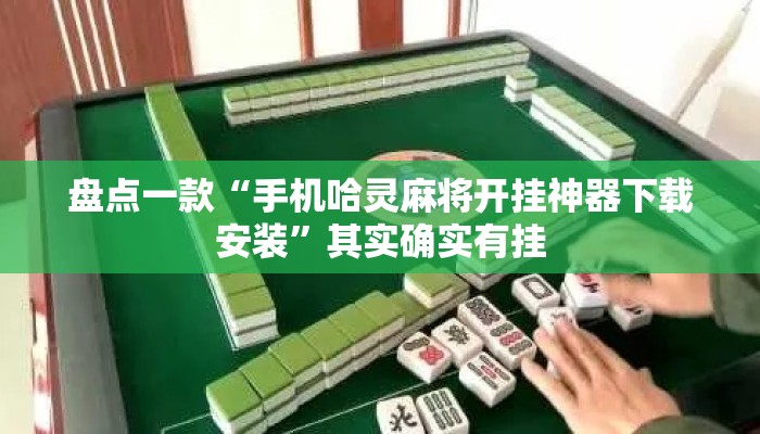 盘点一款“手机哈灵麻将开挂神器下载安装”其实确实有挂