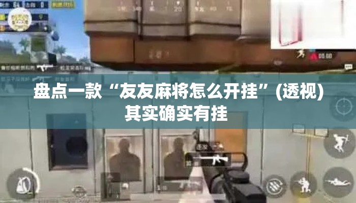 盘点一款“友友麻将怎么开挂”(透视)其实确实有挂 