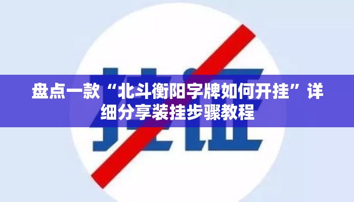 盘点一款“北斗衡阳字牌如何开挂	”详细分享装挂步骤教程