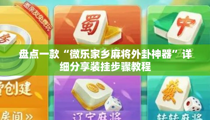 盘点一款“微乐家乡麻将外卦神器”详细分享装挂步骤教程