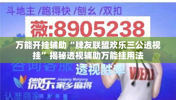 万能开挂辅助“牌友联盟欢乐三公透视挂	”揭秘透视辅助万能挂用法