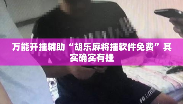 万能开挂辅助“胡乐麻将挂软件免费	”其实确实有挂