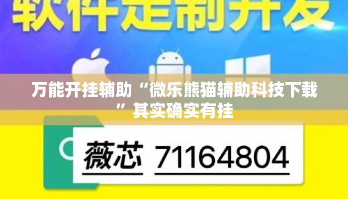 辅助神器“微乐四川手机麻将万能挂	”详细分享装挂步骤教程