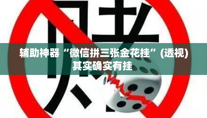 辅助神器“微信拼三张金花挂”(透视)其实确实有挂 