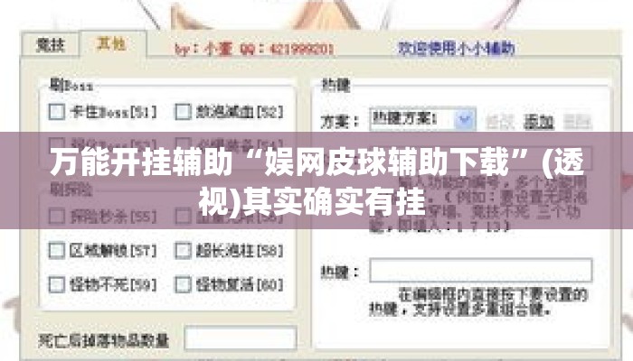万能开挂辅助“娱网皮球辅助下载”(透视)其实确实有挂 