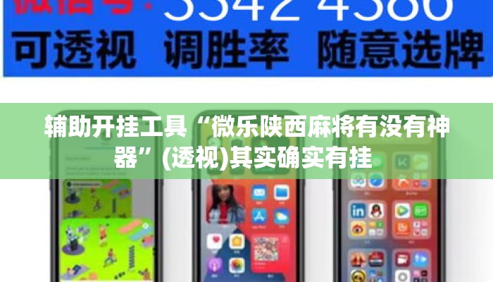 辅助开挂工具“微乐陕西麻将有没有神器”(透视)其实确实有挂 