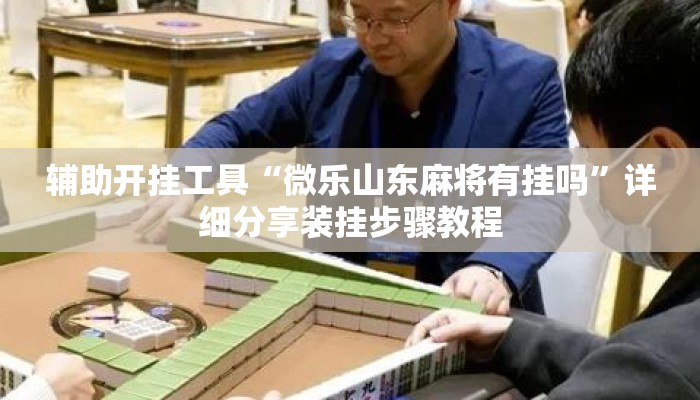 辅助开挂工具“微乐山东麻将有挂吗”详细分享装挂步骤教程
