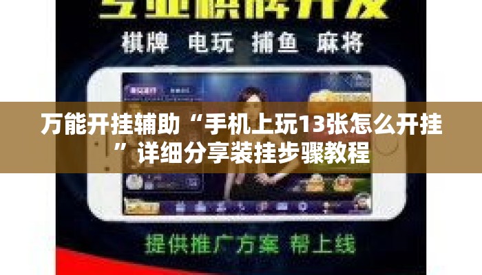 万能开挂辅助“手机上玩13张怎么开挂”详细分享装挂步骤教程