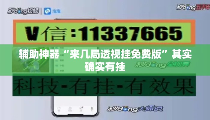 辅助神器“来几局透视挂免费版”其实确实有挂