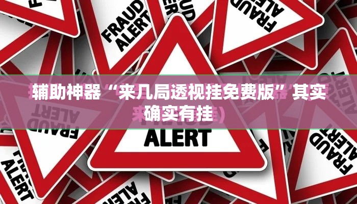 辅助神器“来几局透视挂免费版”其实确实有挂