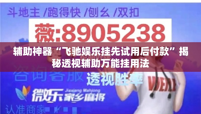 辅助神器“飞驰娱乐挂先试用后付款	”揭秘透视辅助万能挂用法