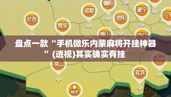 盘点一款“手机微乐内蒙麻将开挂神器	”(透视)其实确实有挂 