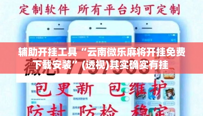 辅助开挂工具“云南微乐麻将开挂免费下载安装”(透视)其实确实有挂 