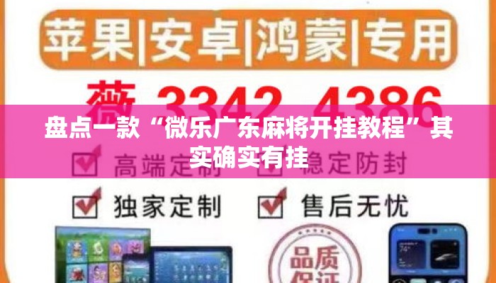 盘点一款“微乐广东麻将开挂教程”其实确实有挂