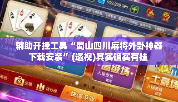 辅助开挂工具“蜀山四川麻将外卦神器下载安装	”(透视)其实确实有挂 