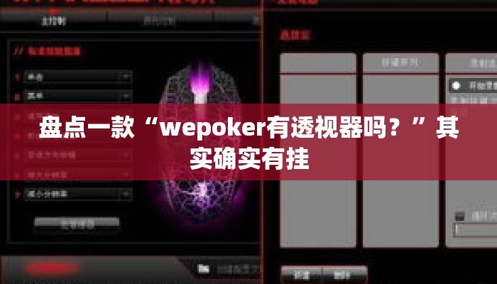 盘点一款“wepoker有透视器吗？	”其实确实有挂