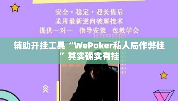 辅助开挂工具“WePoker私人局作弊挂”其实确实有挂