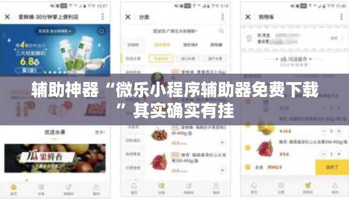 辅助神器“微乐小程序辅助器免费下载	”其实确实有挂