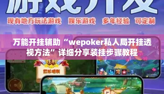 万能开挂辅助“wepoker私人局开挂透视方法”详细分享装挂步骤教程