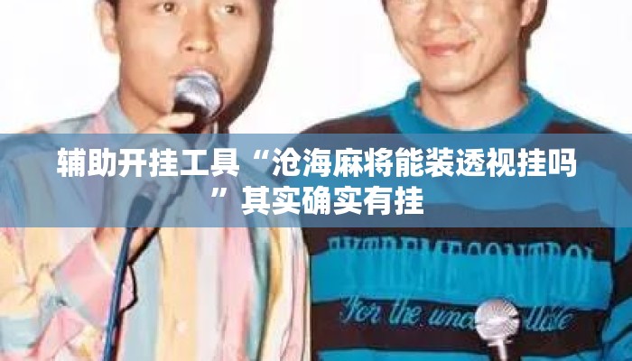 辅助开挂工具“沧海麻将能装透视挂吗	”其实确实有挂