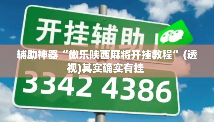 辅助神器“微乐陕西麻将开挂教程	”(透视)其实确实有挂 